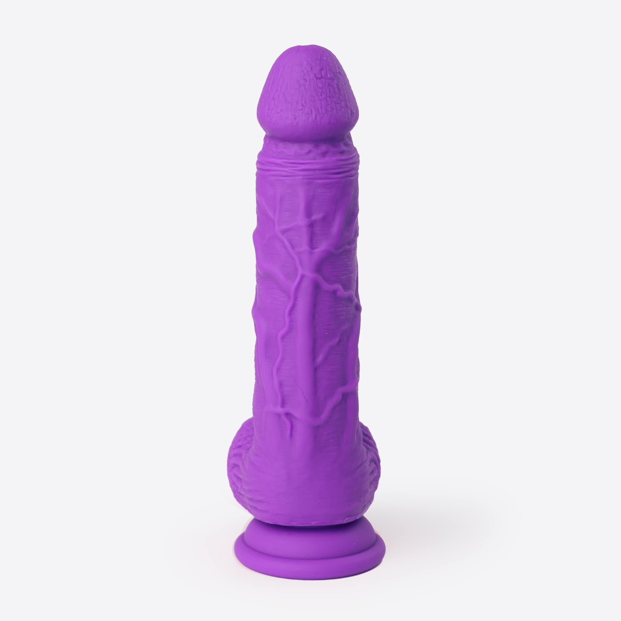 Ohasis Classic realistisk dildo 21 cm i lilla stående set forfra